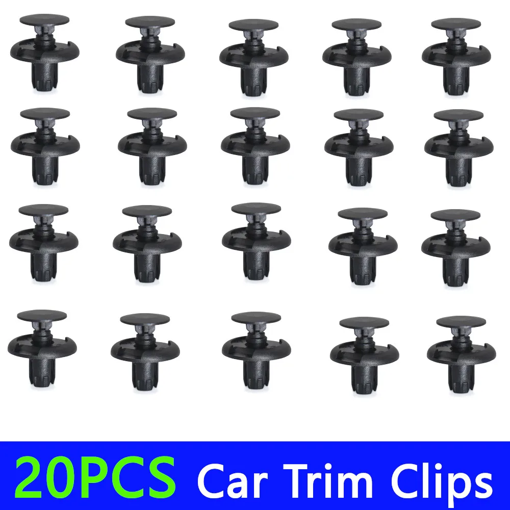 

10/20 шт., пластиковые крепежные зажимы 8 мм, 7,8 мм, 6 мм