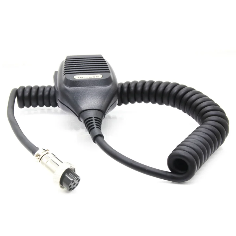 Фото B02B-микрофон с ручным динамиком MC-43S, круглый 8-контактный для Kenwood, двусторонняя радиосвязь, рация TS-480HX TM-231 №1