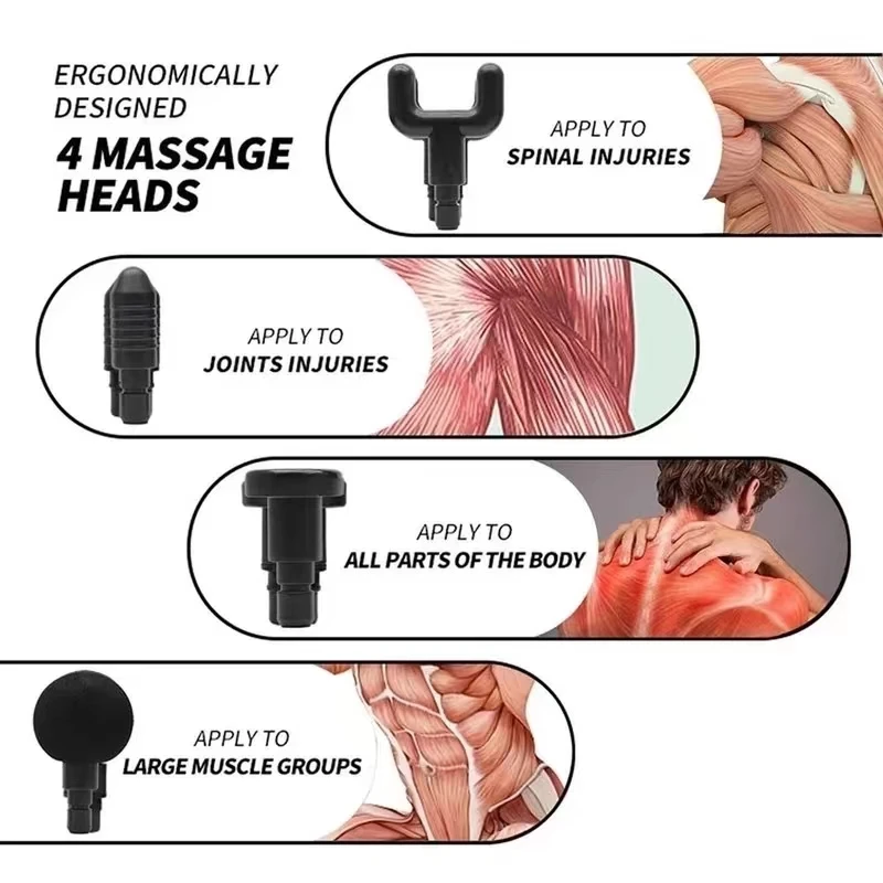 Xiaomi Massage Gun professional muscle massare Tool high power whole body relaxation Smart Fascia Gun Multi-power body Massager images - 5