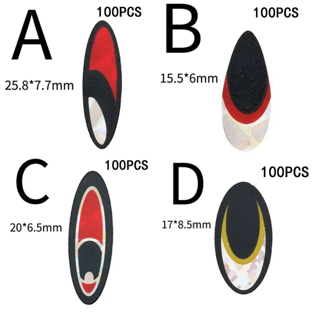 Реалистичная имитация рыбий глаз вспышка плоская голографическая рыболовная