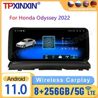 12 3 128gb android 11 carplay for honda odyssey 2022 car radio multimedia video player navigation stereo gps unit auto 2din dvd