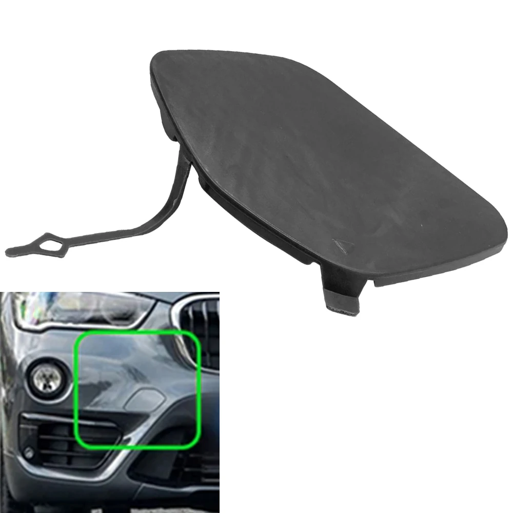 Передний/задний бампер фаркоп крышка с проушиной неокрашенная черная 51137361220