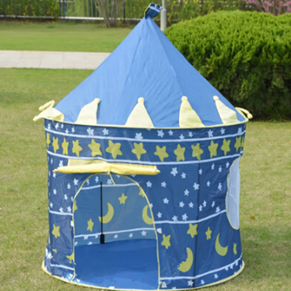 

Portable Foldable Play Tent Travel Folding Tent Children Boy Playhouse Kids Gifts Outdoor Toy Tenats Castle 2022 New