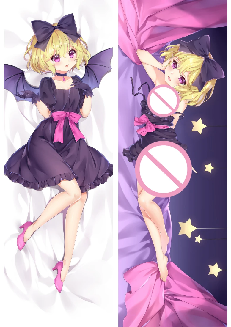 Подушечка 180 см Dakimakura Cover "Мисс Вампир, живущая по соседству, Софи Твайлайт", Элли, Подушечка с картинкой аниме.