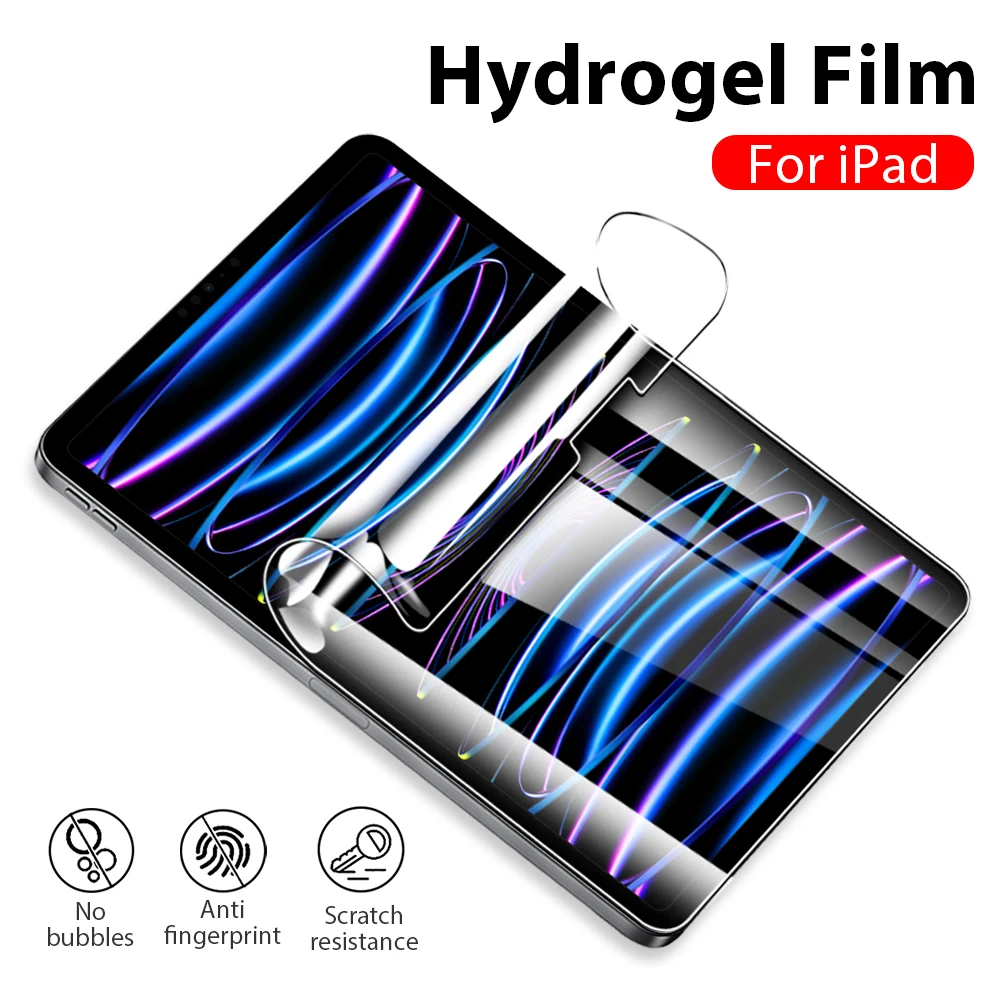 Гидрогелевая пленка для Ipad Pro 11 12 9 Air 4 5 Защита экрана 10 поколения 7 8 2 Mini 6 2021