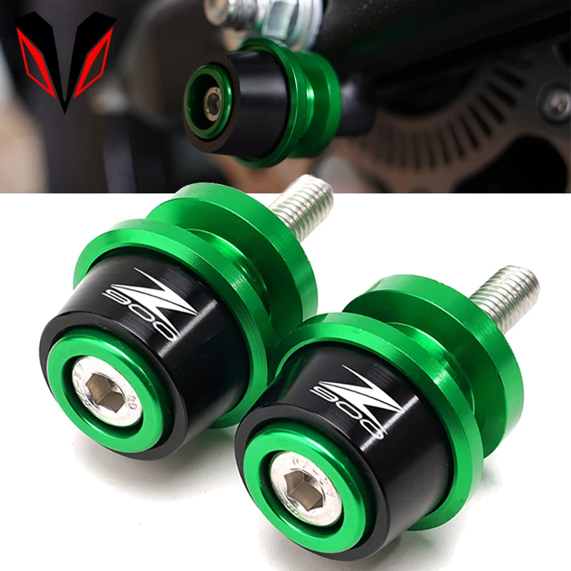 For Kawasaki Z900 Z 900 2017-2021 2022 Motorcycle Accessories CNC High Quality Swingarm Spools 8mm Slider Stand Screws