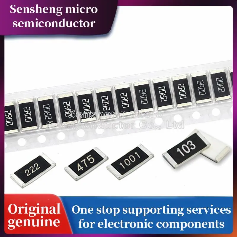 

50 шт./лот 2512 SMD чиповый резистор 5% 0R-1M R001 R010 R100 R020 1R 10R 100R 1K 10K 100K 1M Ом