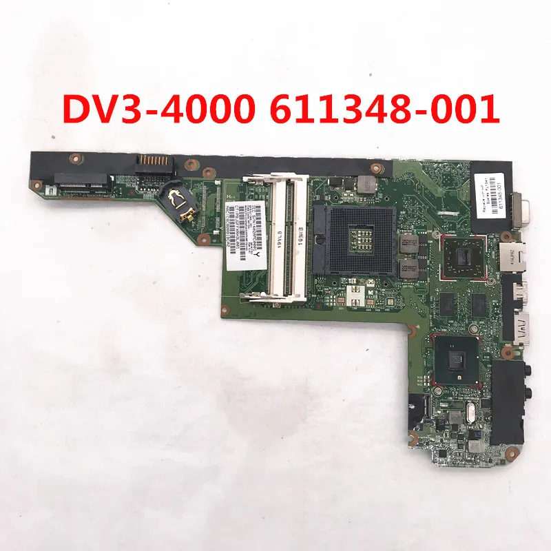 For DV3 DV3-4000 Laptop Motherboard 611348-001 611348-501 611348-601 6050A2371701 6050A2371701-MB-A01 DDR3 HM55 100% Full Tested