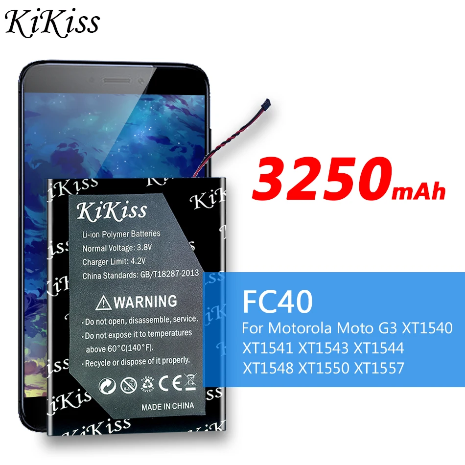 Новый аккумулятор 3250 мАч FC40 FC 40 FC-40 для Motorola Moto G 3rd G3 XT1540 XT1541 XT1543 XT1544 XT1548 XT1550 XT1557
