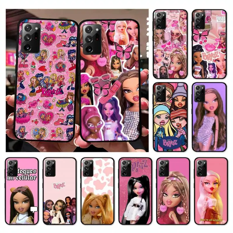 

Cute Bratz Doll Phone Case For Samsung Note 8 9 10 20 pro plus lite M 10 11 20 30 21 31 51 A 21 22 42 02 03
