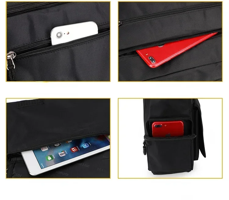 Tilorraine большая вместительная мужская сумка через плечо водонепроницаемая