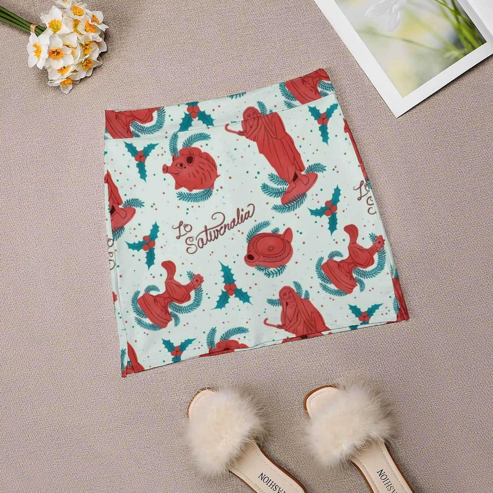 Женская юбка Terracotta Saturnalia летняя одежда Y2K 2022 брючная в стиле Kpop с карманом история