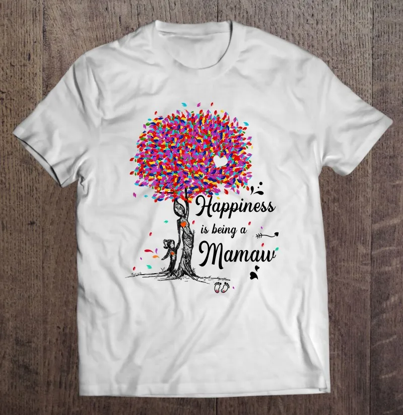 

Футболка с надписью «Happy Is A Mamaw» для мальчиков