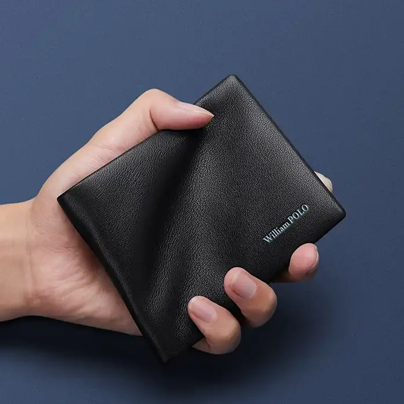 Рисунок 3 - Короткий кошелек из натуральной кожи для мужчин