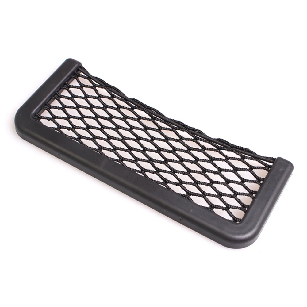 

1Pcs Car Organizer Storage Bag Auto Paste Net Pocket Phone Holder Car Accessories 20*8CM 8*15CM Universal