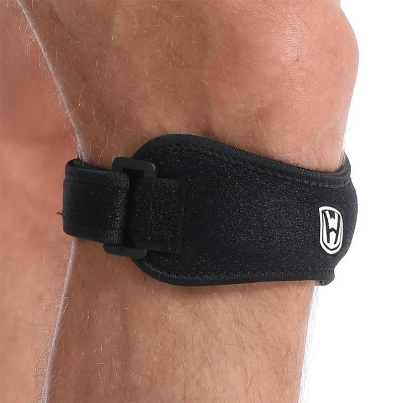 

Adjustable Strap EVA Kneepads Knee Support Pad Protective Sports Gear Basketball Volleyball Protector for Outdoor Sport Black