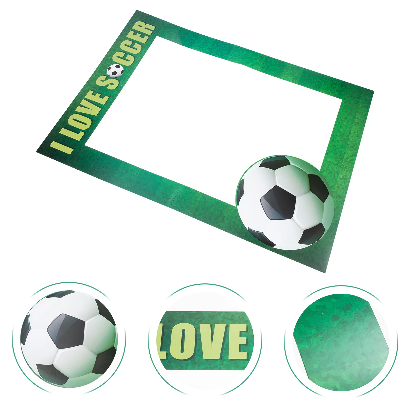 

Frame Photo Party Soccer Picture Football Booth Prop Props Frames Supplies Selfie Theme Birthday Decor Paper Decorations Hand