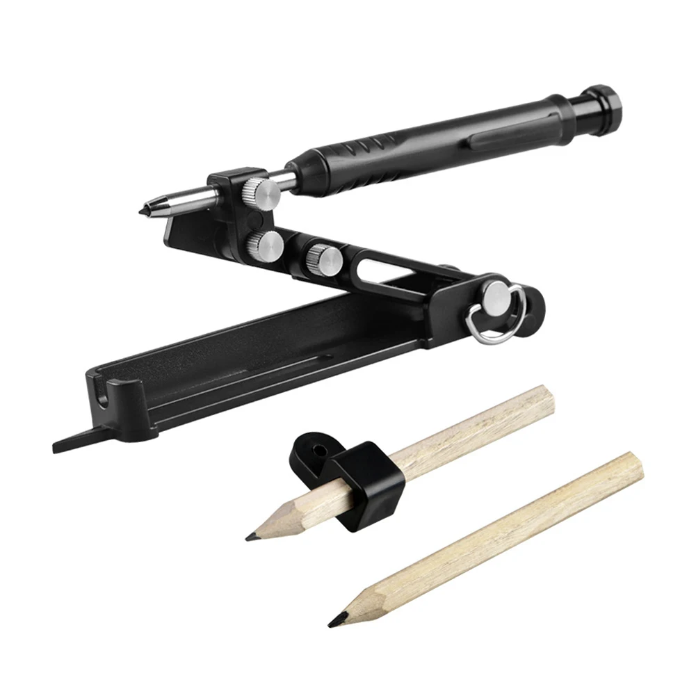 

Precise Woodworking Multifunctional Contour Gauge Household DIY Contour Adjustable Irregular Furniture Floor Tile Scribing Tool