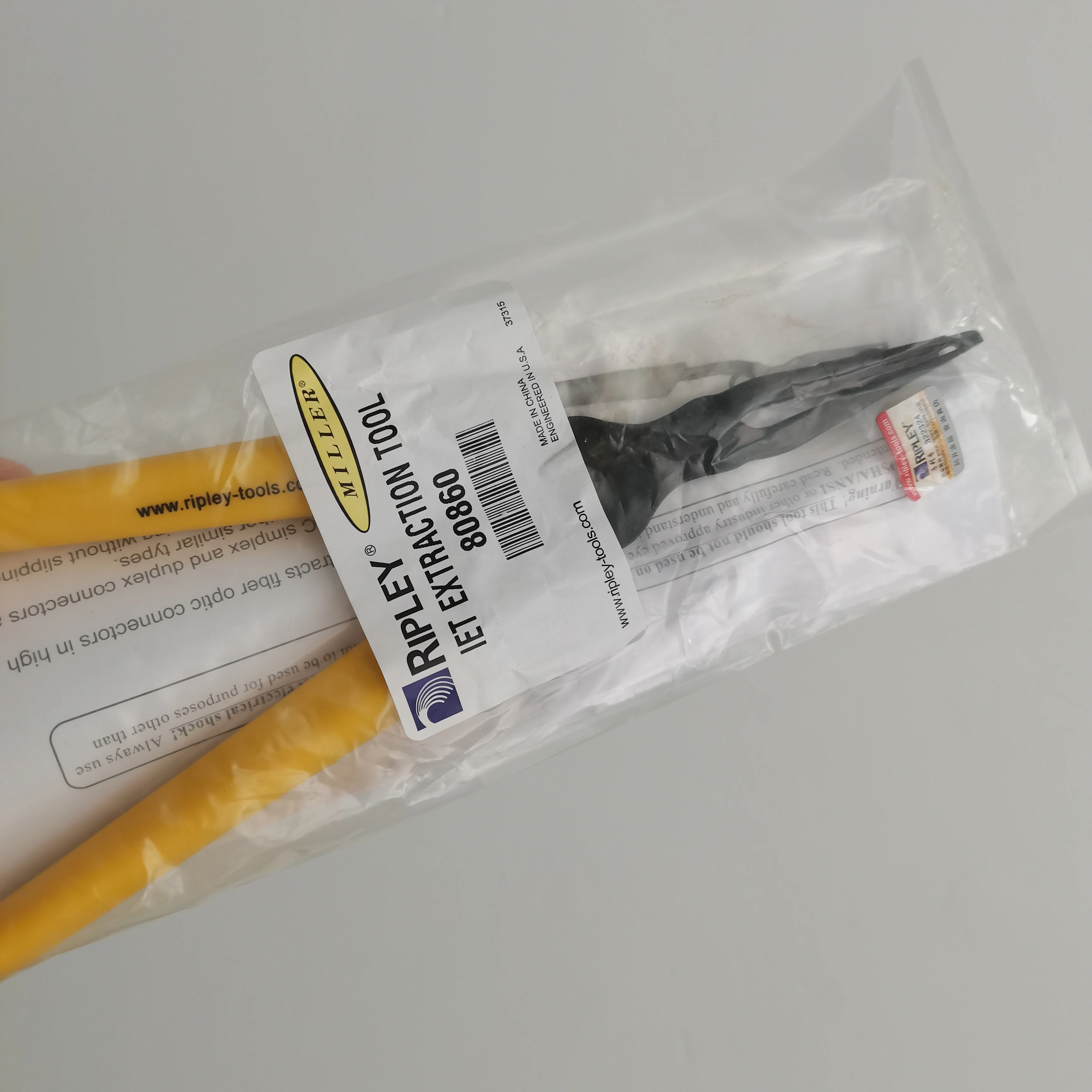 IET-100 Fiber Miller Pliers Optic Connector Plug and Clamp Pull Tool IET100 Pliers Optical Fiber Connector Clamping Pliers