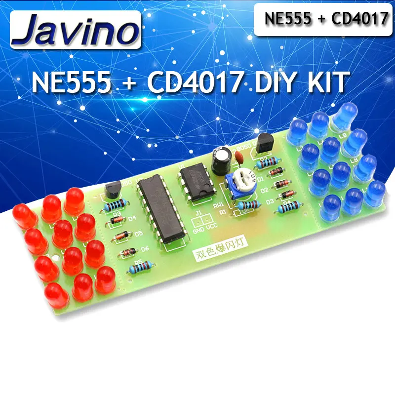 

Электронный набор для творчества Stlxy NE555 + CD4017