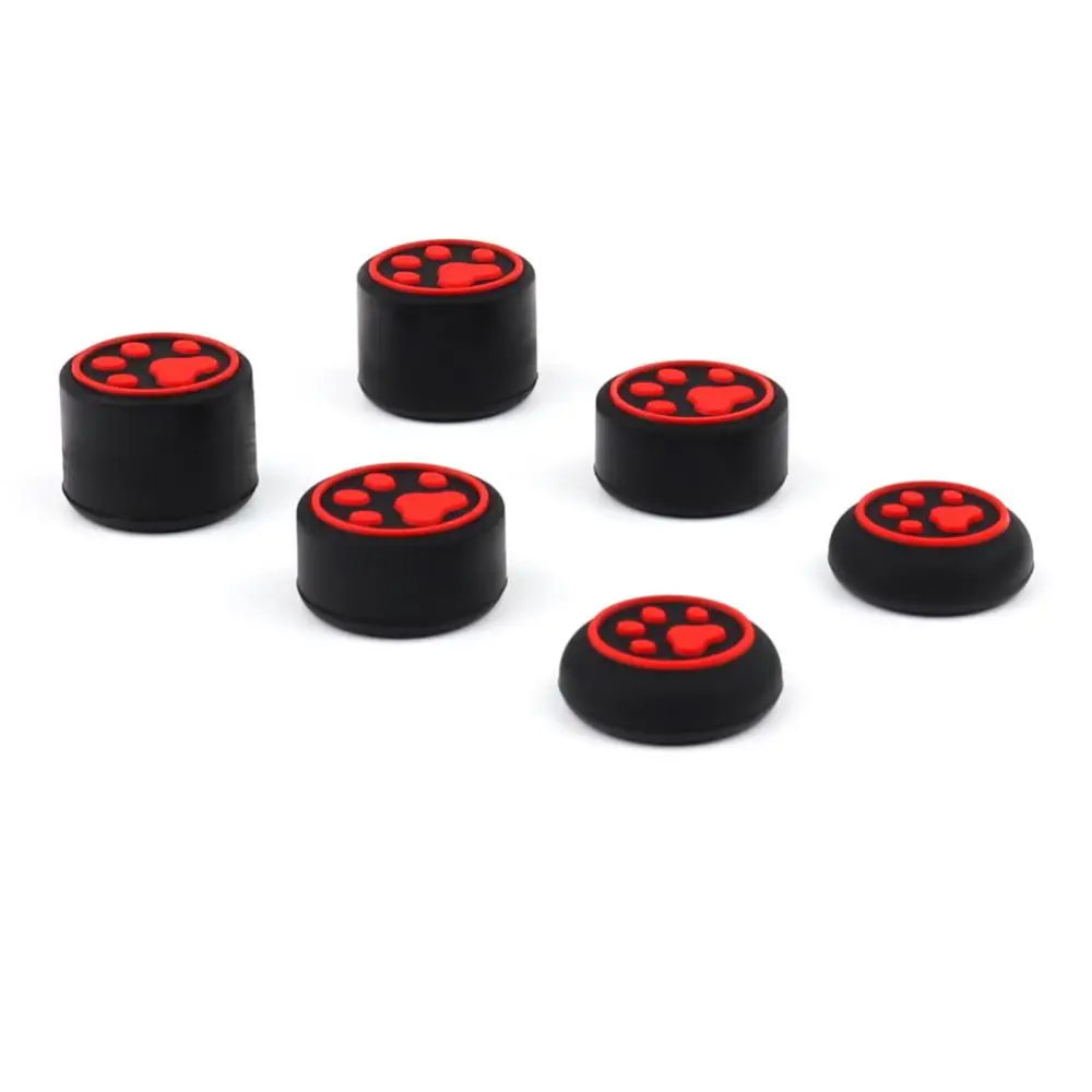 

6pcs Gaming Thumb Grip Set Straight Sleeve Type Rocker Cap Thumbstick Gamepad Cover Games Joystick Cap For PS5 NSPro Controller