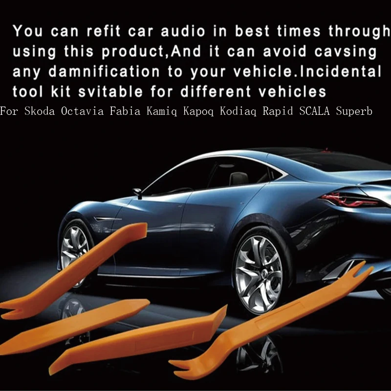 4 шт. набор инструментов для снятия обшивки салона автомобильной двери