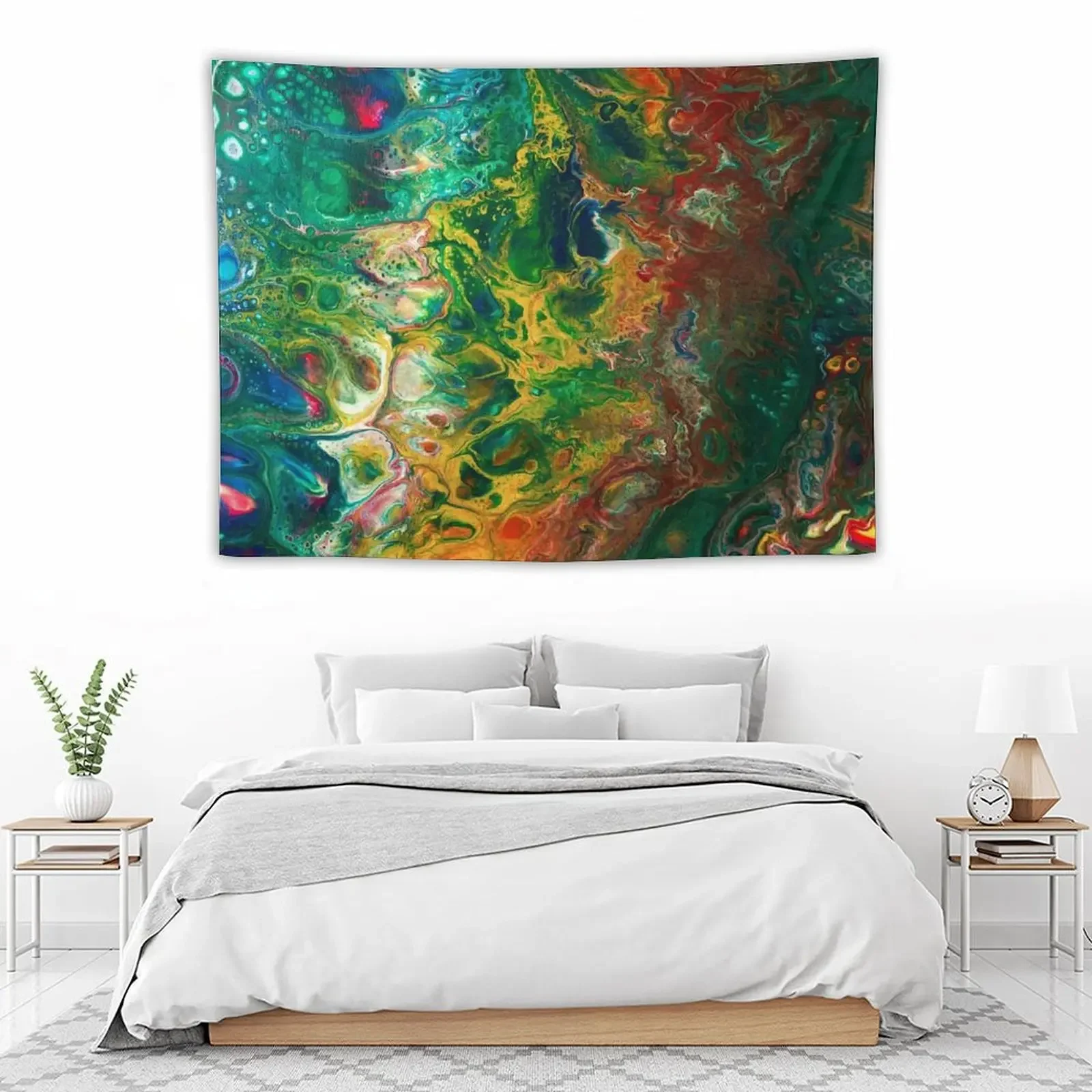 Гобелен Русалка и Морская собака домашний декор комнатный для девочек гобелен