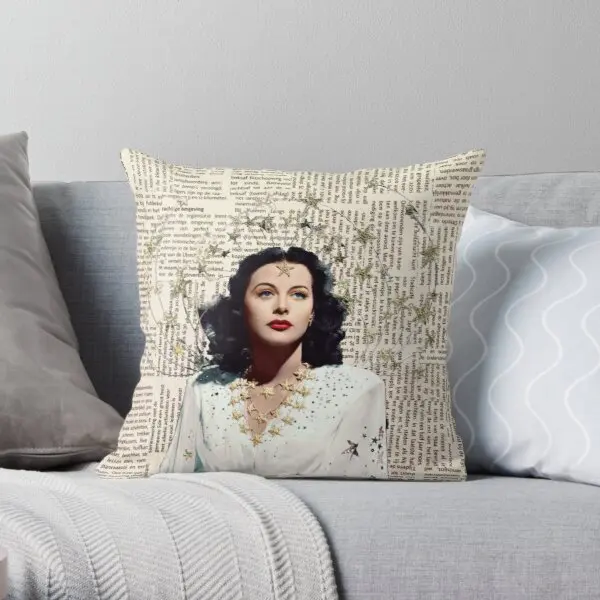 

Наволочка Hedy Lamarr для декоративной подушки, украшение для отеля, свадебное украшение, аниме модная поясная подушка в комплект не входит