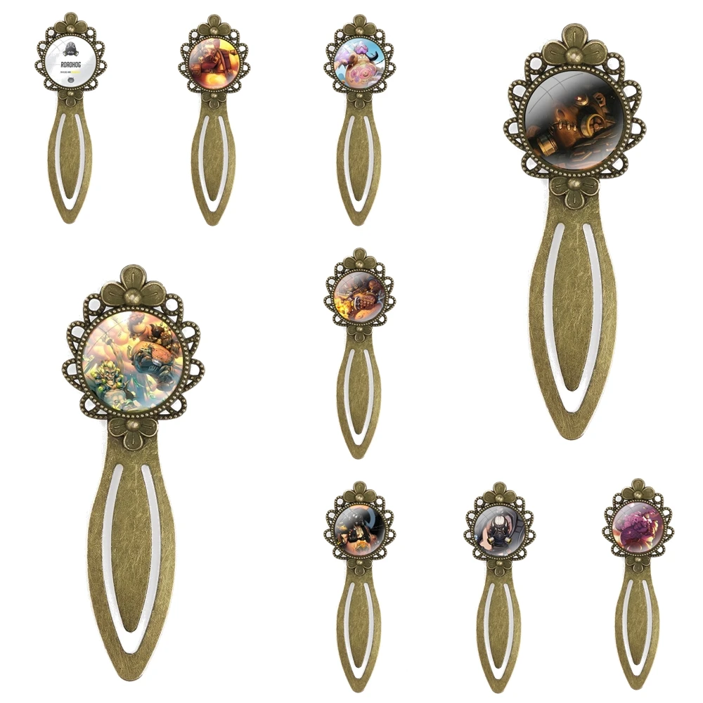 

Fashion Cartoon Design Creative Creative Metal Bookmarks Gift For Friends Stationery School Office Supply Roadhog Animation