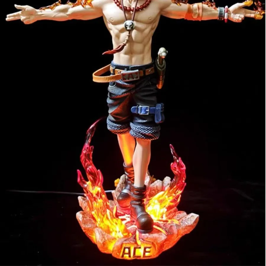 Фото Аниме-фигурка One Piece Ace, Портгас Д. Эйс, фигурка из ПВХ, коллекционная модель, игрушки для детей, рождественские подарки №2