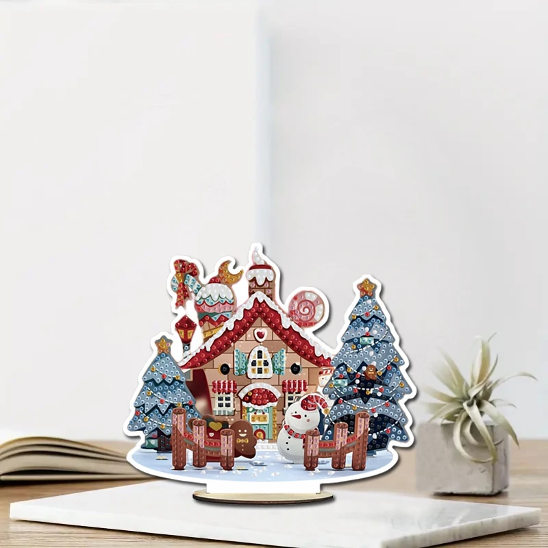 DIY 5D алмазная живопись искусство рождественский дом набор для украшения рабочего