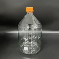 shubo reagent bottlewith yellow screw coverborosilicate glass 3 3capacity 5000mlgraduation sample vials plastic lid
