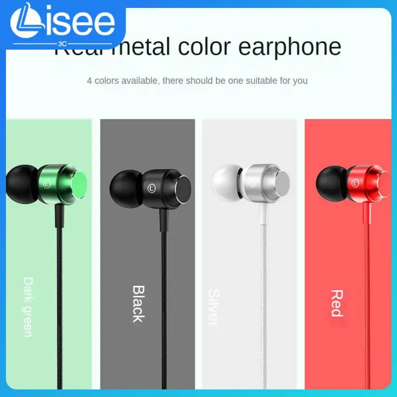 

Low Frequency Comfortable Sports Earphones With Mic Headphones Adjustable Subwoofer Common Headset For Android 9d Wired Earphone