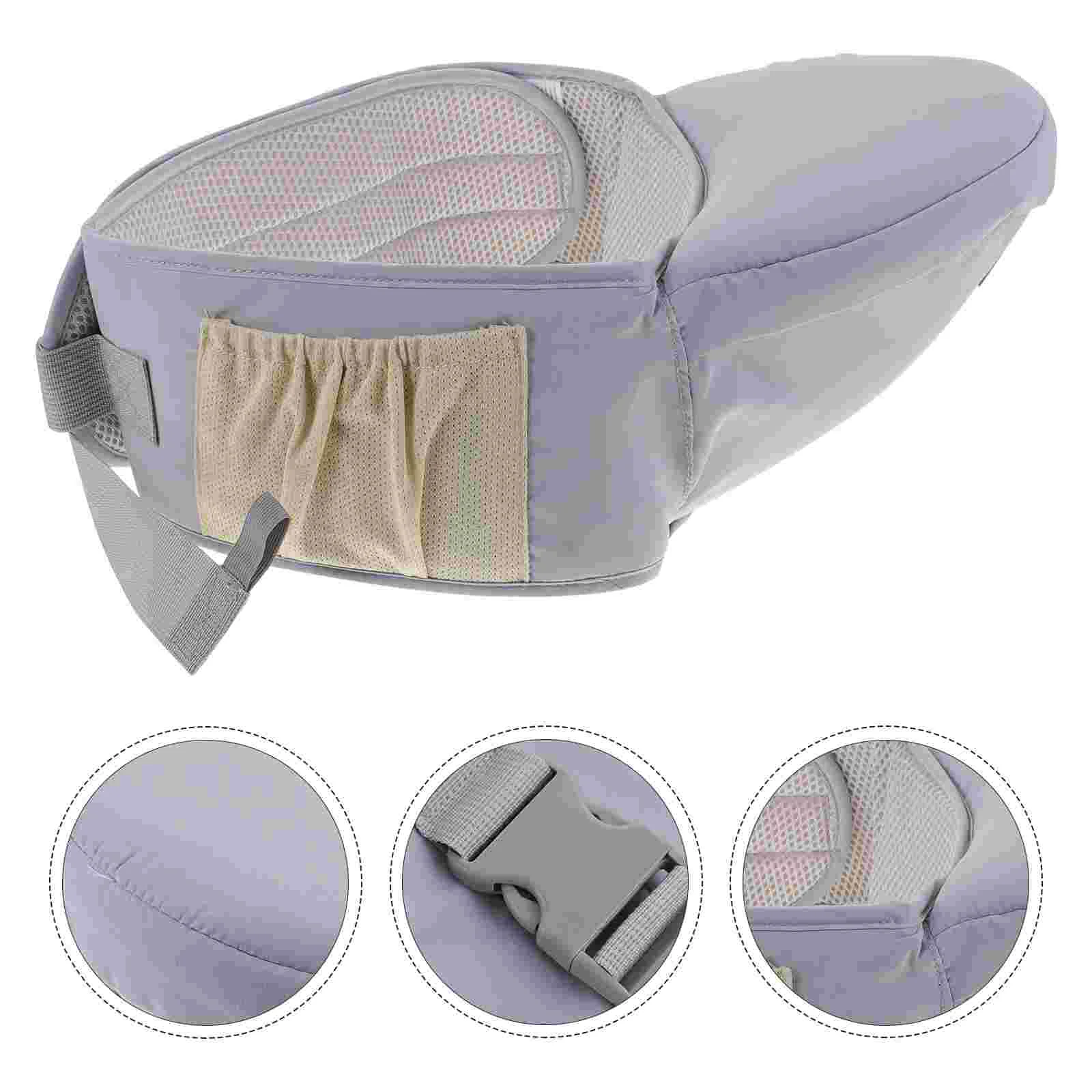 

Hip Carrier Newborn Hip Waist Stool Belt Carrier Comfortable Adjustable Positions Breathable Infant Carrier for Breastfeeding