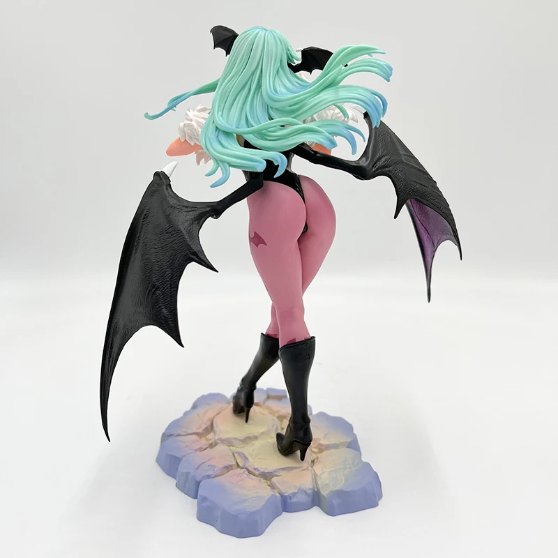 23cm Darkstalkers Bishoujo Morrigan Aensland Sexy Anime Figure Vampire Hunter Action Adult Model Doll Toy |