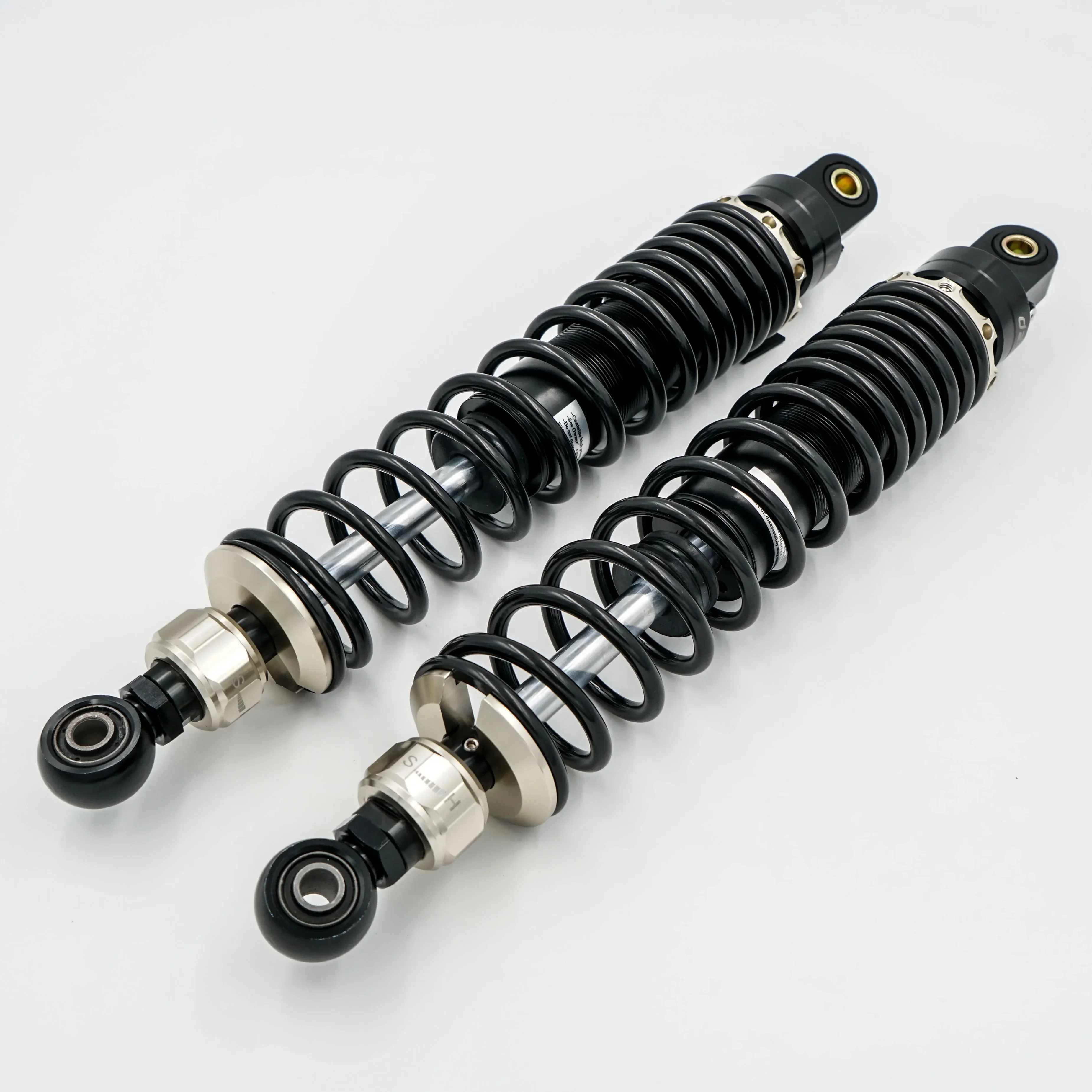 Фото Задние амортизаторы 8 мм черные для Honda CL300, CL500, Zontes 350D, 350E, Cyclone RT3, Joymax Z300, Cruisym 300, Voge SR250GT, Cyclone RE3 №5