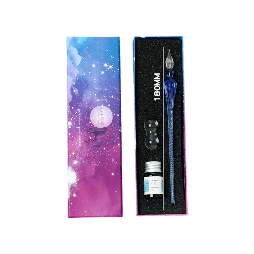 Набор звездных стеклянных ручек 3 шт. в комплекте стеклянные ручки для подписей и