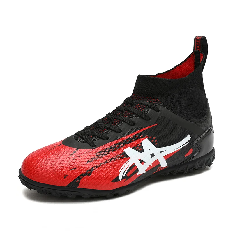 R.XJIAN Men's Football Shoe Adult Children's Five-Person System Low Top Cleats Outdoor Boys' Anti Slip Soccer Training Sneakers