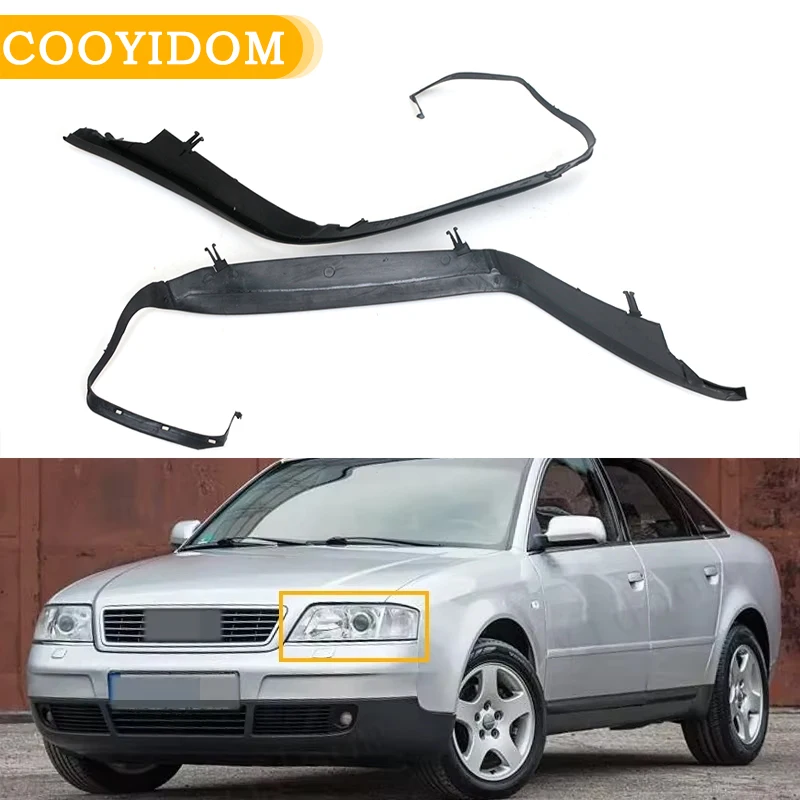

Для Audi A6 C5 1998-2002 4B0941191: Водонепроницаемая уплотнительная лента для фар, пластиковые аксессуары под фары