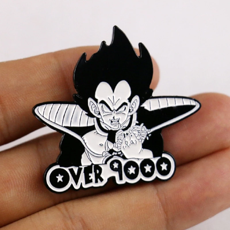 

C655 1pcs Vegeta IV Enamel Pin Lapel Badges Brooch Funny Fashion Jewelry