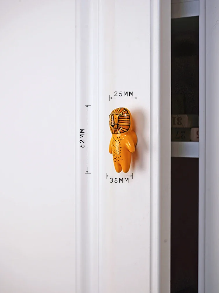 

Детские керамические ручки с животными