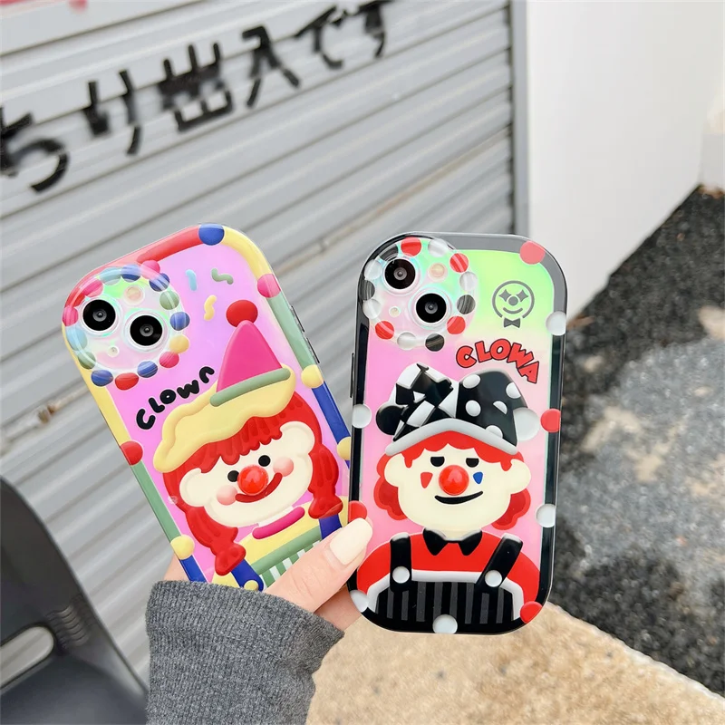 

Ins 3D мультяшный чехол для iPhone 14 13 12 11 Pro Max с носом для мальчиков и девочек оригинальный противоударный прозрачный чехол