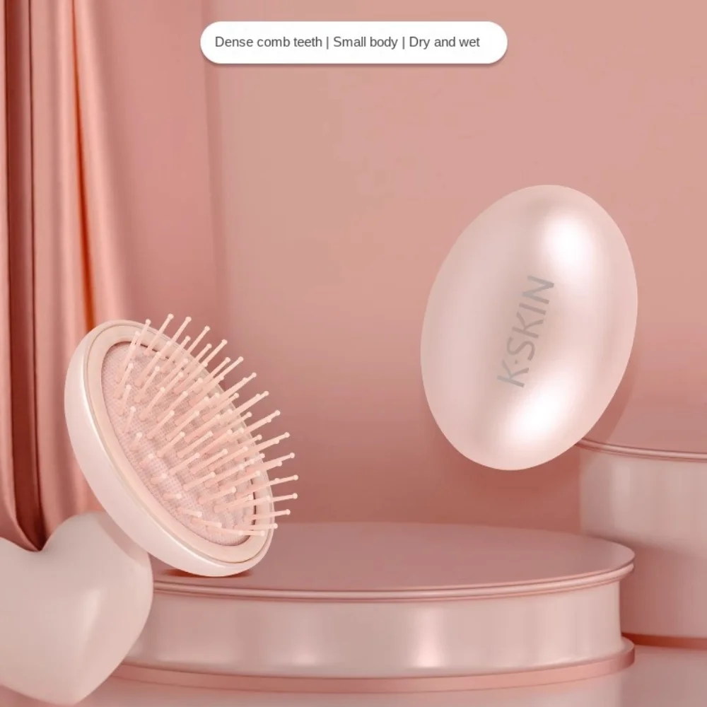 Маленький размер в форме яйца расческа с защитой от заклепок распутывающая