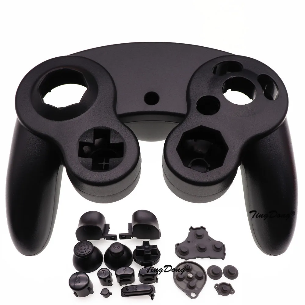 Крышка корпуса контроллера NGC Gamecube ручка запасные части кнопки защитные
