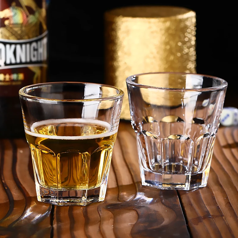 Набор винтажных прозрачных стаканов для вина 6 шт.