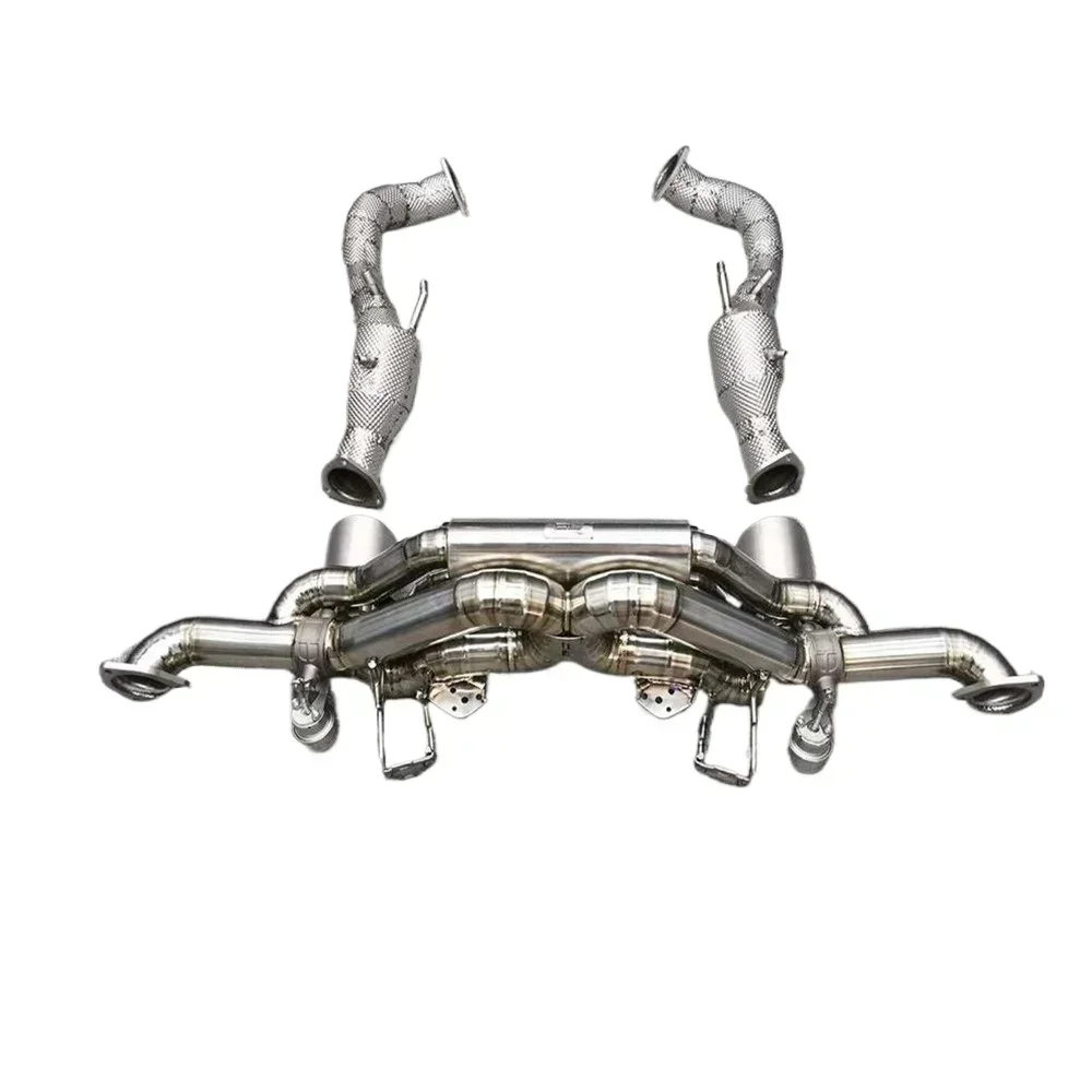 Для Porsche 718 SD из нержавеющей стали/титана Cat заднее выхлопное устройство выхлопная