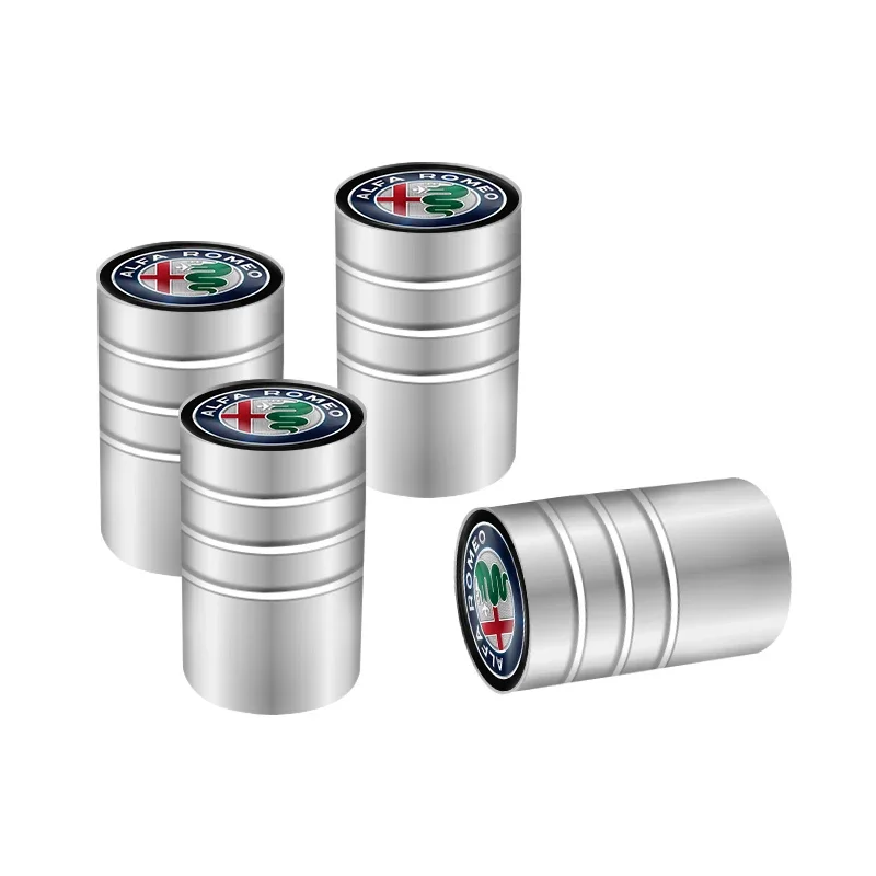 

Алюминиевый сплав, 4 шт., крышка клапана для автомобильных шин для Alfa Romeo Giulia Stelvio Giulietta 156 159 147 Mito Tonale Brera Disco Volante