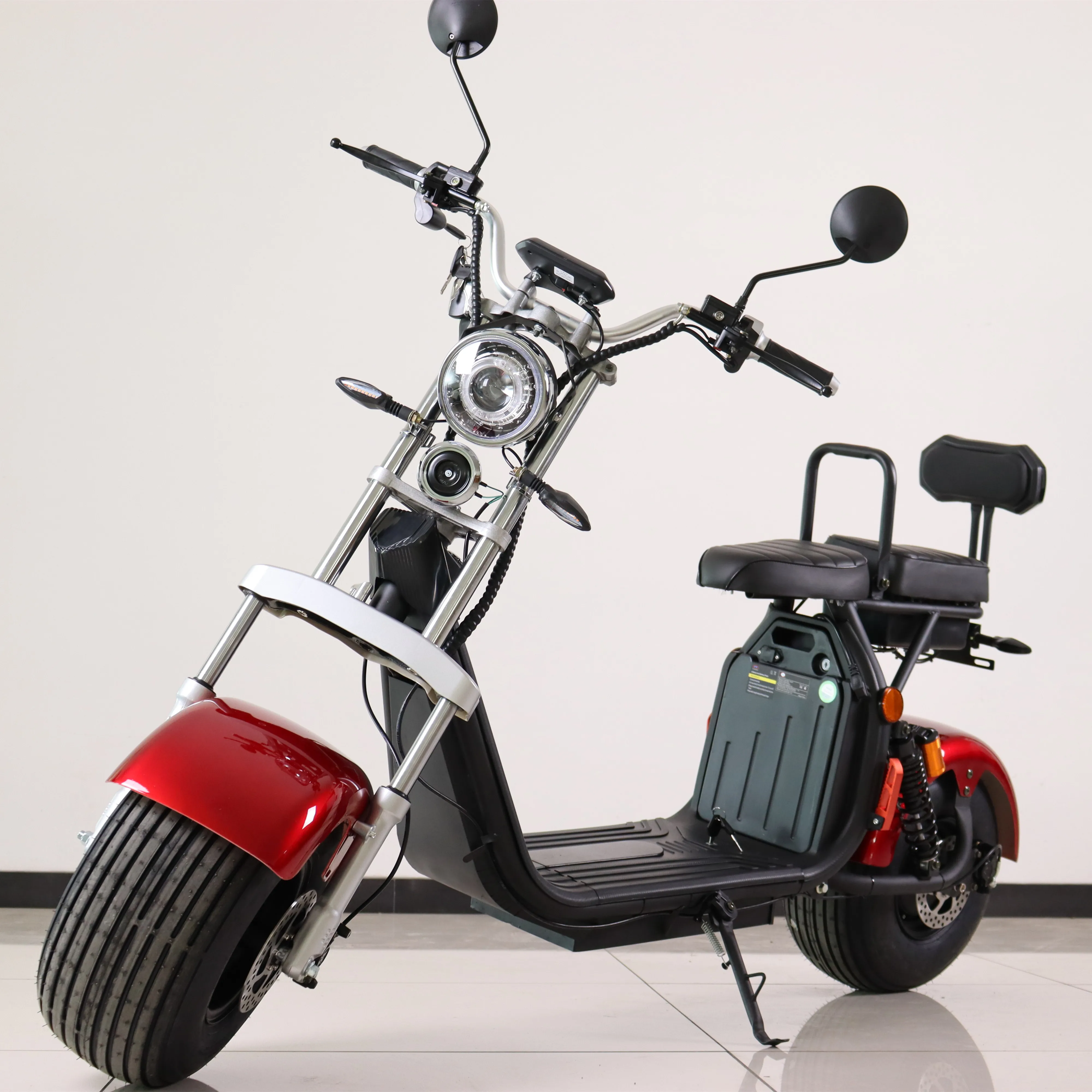 

2022 Hot china cheap 1500W 2000W 60V 20ah 40ah fat tire electric scooter eec coc citycoco scooter 60V 45km/h 60km/h