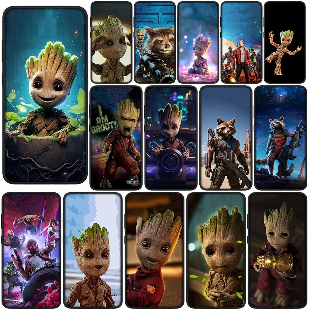 Чехол для телефона G-стражи Галактики M-Marvels G-groot OPPO A17 A15 A16 A17K A16K A53 A54 A96 A95 A94 A74 A78 A58 A38