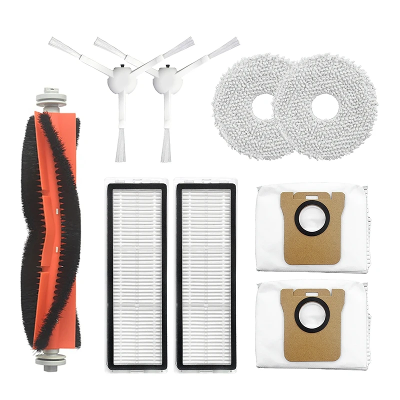 

For MIJIA Sweeping Mopping Robot Parts Kits Main Brush + Side Brush + Filter + Dust Bag + Mop